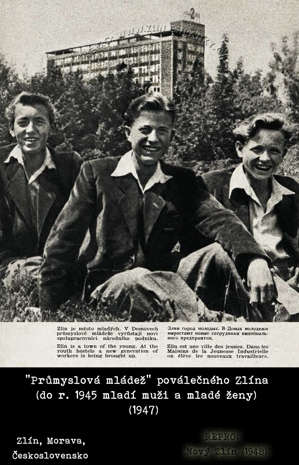 Průmyslová mládež - mladí muži roku 1947