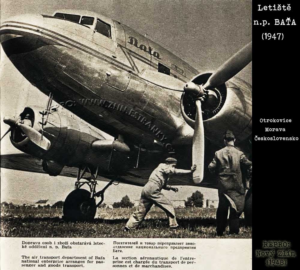 Zlínské letectví po druhé sv. válce
