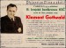 Pozvánka na projev Klementa Gottwalda v dubnu 1947
